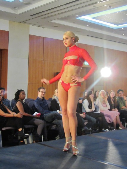 Angelina Kali modelling a Christina Hallett-Young design