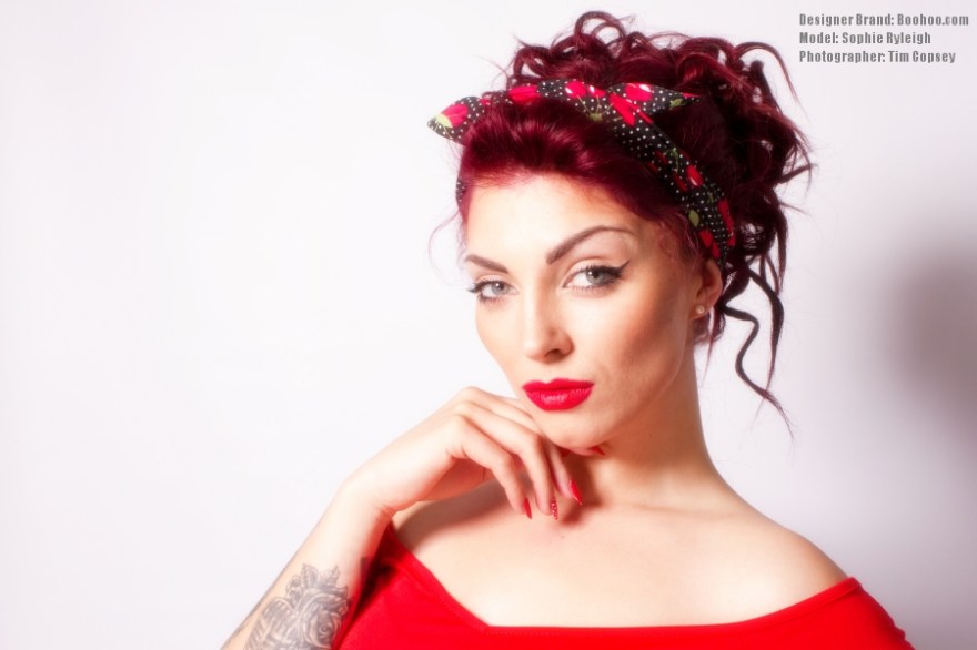 Sophie Ryleigh wearing Boohoo.com