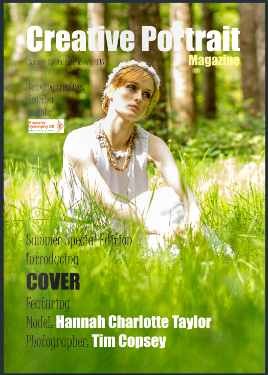 Front Cover of magazine.  Photographer Tim Copsey