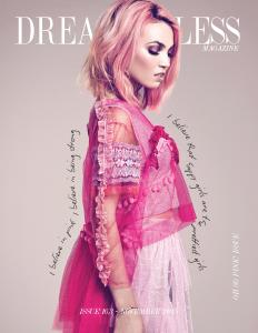 Dreamingless Magazine Front Cover. “PLUSH PASTEL” photographer JAYDEN FA jaydenfa.carbonmade.com model CHRISTINE LEIGH at NEVS MODELS LONDON styling DANIELA SUAREZ danielasuarezstylist.com styling assistant LEANNE ROCHE mua CHRISTIANA HOWELL hair stylist MICHELLE BRETT post production JESUS VILCA jesusvilcaretouch.com wearing; shoes TOPSHOP crop top, top & skirt JESSICA SHAW socks RIVER ISLAND bracelet & rings CAROLINE CREBA