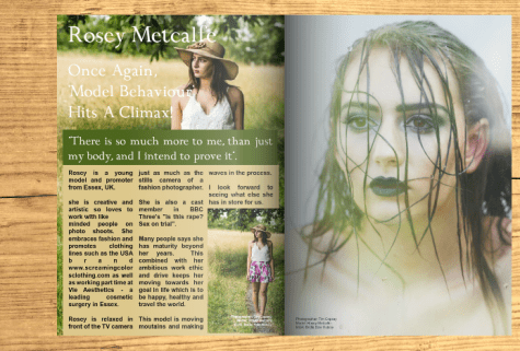 Magazine: ME Magazine.  Model: Rosey Metcalfe.  Photographer: Tim Copsey