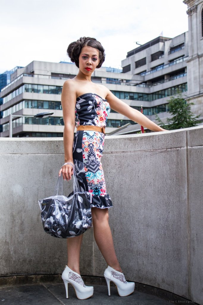 Francisca Serrette wearing Mary Martin. Photographer Tim Copsey