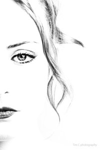 High Key portrait of Beth Smith by Tim Copsey